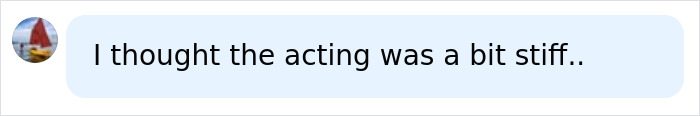 Social media reaction discussing the acting in a Netflix miniseries explicit scene.