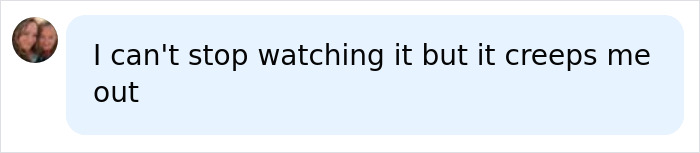 Social media comment about the creepy Rumpelstiltskin Tiptoe man meme expressing how it creeps them out Social media comment about the creepy Rumpelstiltskin Tiptoe man meme expressing how it creeps them out