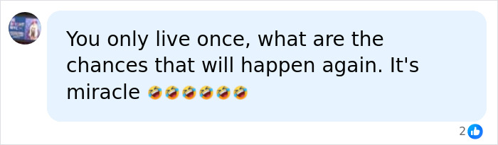 A comment calling $760K in a bank account a miracle and saying you only live once. A comment calling $760K in a bank account a miracle and saying you only live once.
