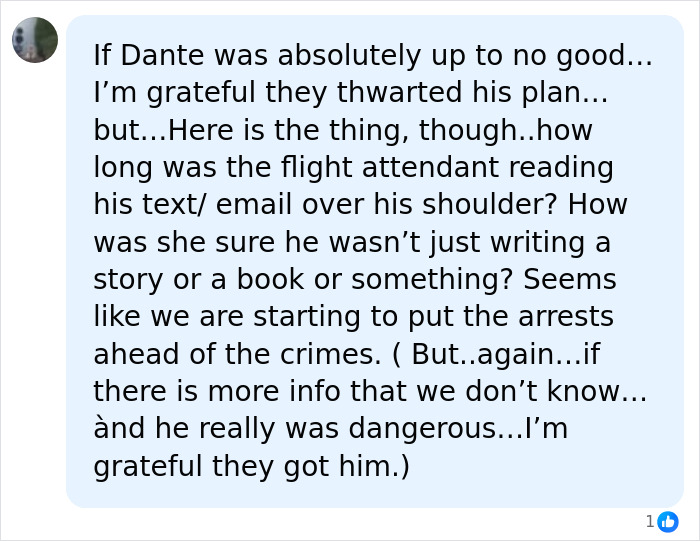Online discussion questioning the circumstances around a chilling text on passenger phone on a flight. Online discussion questioning the circumstances around a chilling text on passenger phone on a flight.