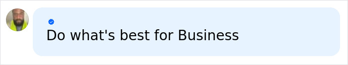 A verified user comment stating Do what is best for business regarding Johnny Depp-linked secrets