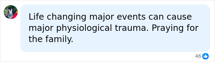 A thoughtful online response about physiological trauma relating to Chad Lowe friend