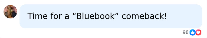 Online comment advocating for Bluebook exams regarding UC Berkeley professor homework trends