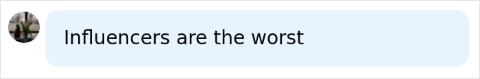 User comment saying influencers are the worst on a post about a fitness influencer who cheated in a marathon User comment saying influencers are the worst on a post about a fitness influencer who cheated in a marathon