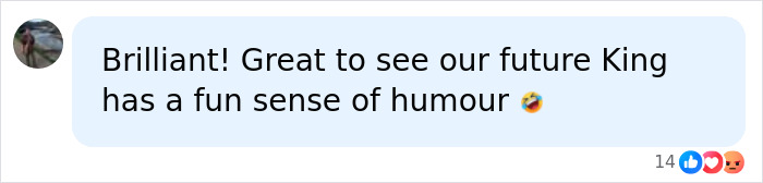 Fan comment about Prince William's funny appearance on Graham Norton's Show. Fan comment about Prince William's funny appearance on Graham Norton's Show.