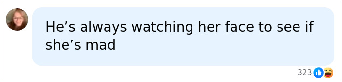 Social media comment about Brooklyn watching Nicola's face Social media comment about Brooklyn watching Nicola's face