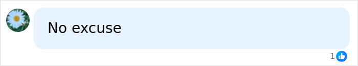 Social media comment reading No excuse related to the Oregon elementary school tragedy.