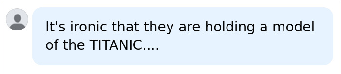 A comment about the ironic model of the Titanic associated with a permanent cruise A comment about the ironic model of the Titanic associated with a permanent cruise