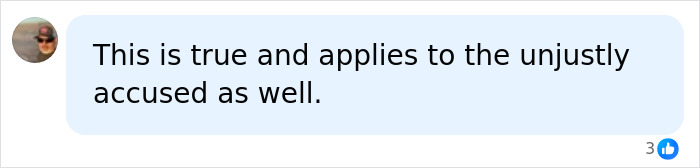 A comment about the falsely accused regarding the Cornell 7 scandal.