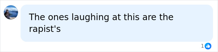 A social media comment addressing reactions to the Cornell 7 scandal case.