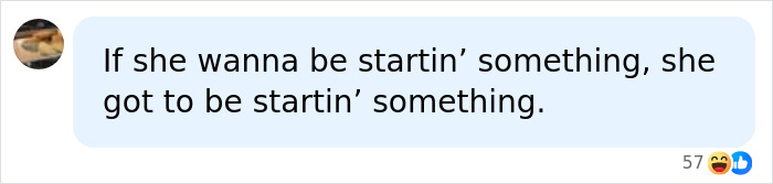 A social media comment referencing song lyrics related to Michael Jackson and Lisa Marie Presley's marriage