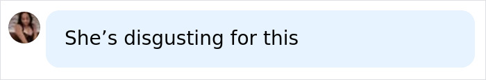 A social media comment criticizing Sydney Sweeney and her lingerie ad.