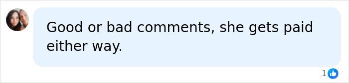 Comment discussing publicity and pay regarding Sydney Sweeney lingerie ad