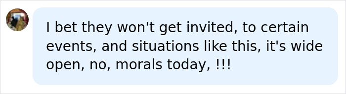 Social comment suggesting societal reactions to parents naming their baby Lucifer.