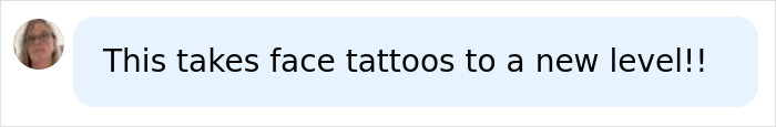 A user comment on face tattoos regarding the Florida Demonologist terrifying mugshot. A user comment on face tattoos regarding the Florida Demonologist terrifying mugshot.