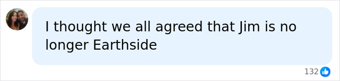 A social media comment discussing rumors about Jim Carrey A social media comment discussing rumors about Jim Carrey