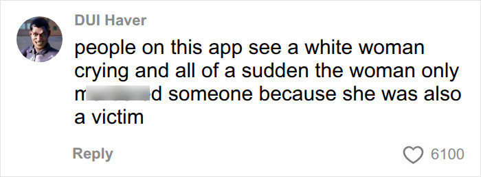 A social media comment regarding Christa Pike and public reaction to her history of neglect.