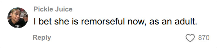 A comment about Christa Pike reading: I bet she is remorseful now, as an adult.