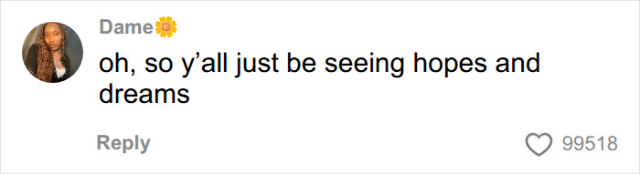 A comment reacting to a pilot's cockpit video about nighttime flying, saying y'all just see hopes and dreams. A comment reacting to a pilot's cockpit video about nighttime flying, saying y'all just see hopes and dreams.