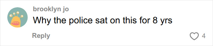 User comment asking why police sat on the bombshell letter about Meghan Markle for eight years. User comment asking why police sat on the bombshell letter about Meghan Markle for eight years.