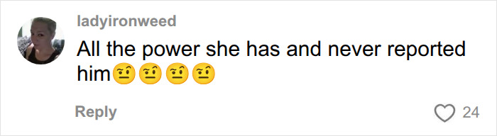 User comment reacting to allegations involving Meghan Markle and her dad. User comment reacting to allegations involving Meghan Markle and her dad.