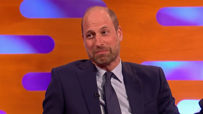Prince William smiling during his guest appearance on Graham Norton Show Prince William smiling during his guest appearance on Graham Norton Show