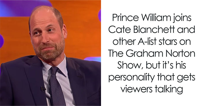 Prince William Breaks Royal Tradition By Appearing On Graham Norton’s Show, And Viewers Have Plenty To Say