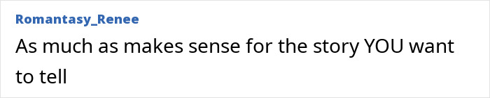 Online comment from a reader debating the necessity of plot development in romantasy novels.
