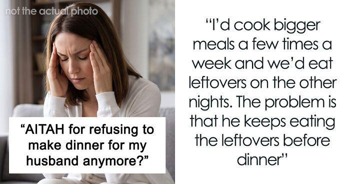 Woman Stops Making A Second Dinner Because Husband Keeps Breaking His Promise, He Runs Crying To His Mom