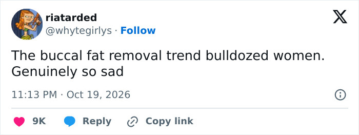 A post expressing concern over how the plastic surgery trend affects women. A post expressing concern over how the plastic surgery trend affects women.