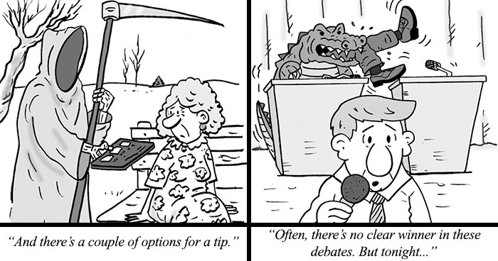 This Artist Created 25 Comics Full Of Absurd Scenarios And Unexpected Punchlines