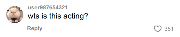 Social media reaction comment asking about Selena Gomez acting talent in the viral clip.