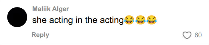A comment mocking Selena Gomez acting performance in a viral clip with laughing emojis.
