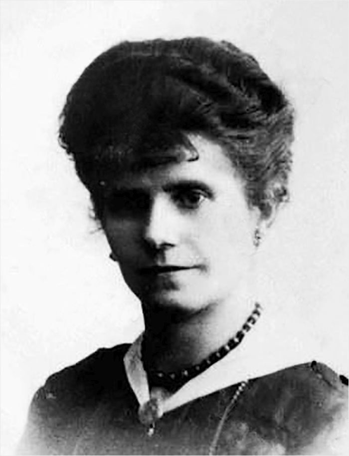 Vintage black and white photograph of Amy Archer-Gilligan, one of history's lesser known serial violent criminals.