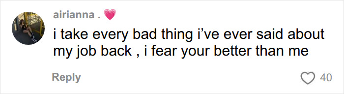 A comment reflecting on job experiences after listening to unhinged things customers have said. A comment reflecting on job experiences after listening to unhinged things customers have said.