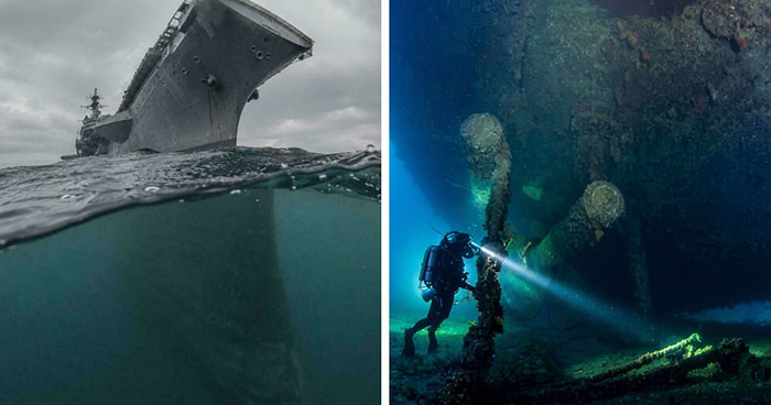 64 Unnerving Photos Of Submerged Objects That Show Why Some People Fear What’s Underwater (New Pics)