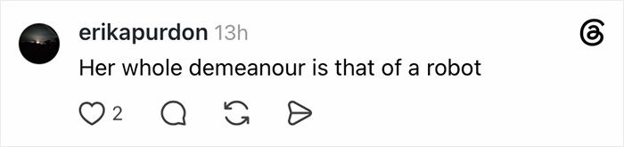 User comment describing Susan Dell White House appearance