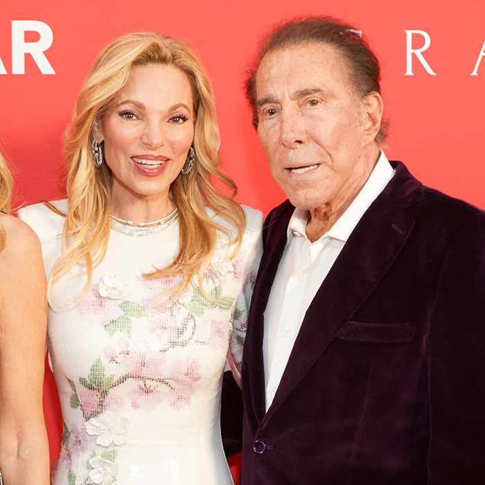 Steve Wynn and his wife standing together, in a piece discussing Susan Dell's transformation.