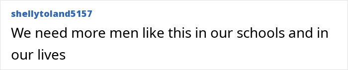 A online comment advocating for supportive role models for a teen girl in schools.