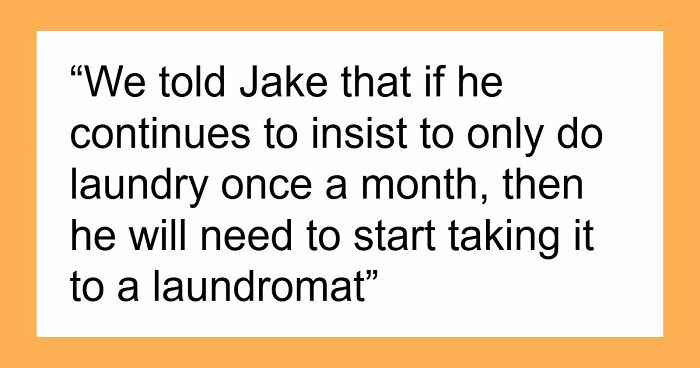 Grown Man Hates Doing Laundry, Doesn’t Understand Why His Family Calls Him Out On His Stinky Clothes