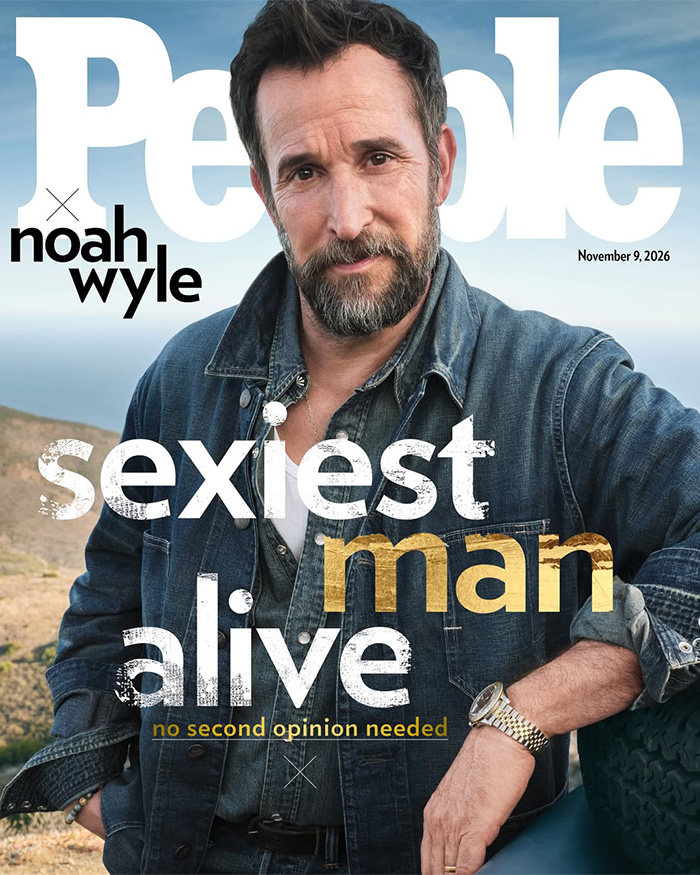 Noah Wyle featured on People magazine cover for Sexiest Man Alive Noah Wyle featured on People magazine cover for Sexiest Man Alive