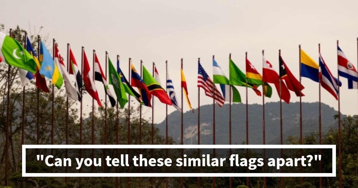 “How Many Can You Identify Correctly?”: 19 Countries With Surprisingly Similar Flags