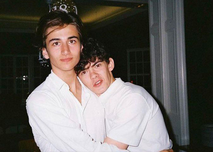 Joe Locke hugging his alleged secret partner in a casual indoor photo.