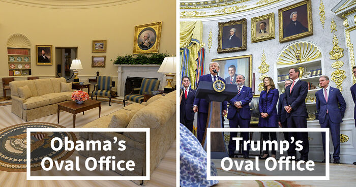 12 Viral Side-By-Side Photos Of Obama And Trump’s Oval Offices As People Make Brutal Comparisons