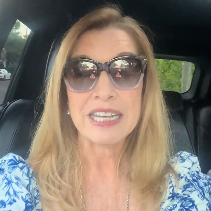 Woman wearing sunglasses sharing cancer diagnosis story in car Woman wearing sunglasses sharing cancer diagnosis story in car