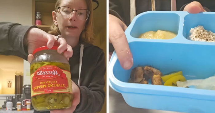 Wife Sends Her Husband Off With A Lunch Fit For A Mouse, And The Internet Has Questions About The Menu