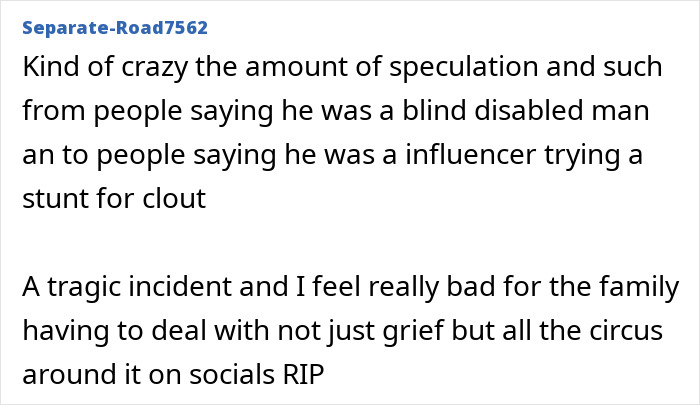 Comment on speculation about man's disability and tragic tiger enclosure incident Comment on speculation about man's disability and tragic tiger enclosure incident