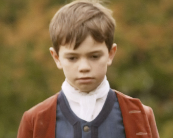 Former child actor looking pensive in period costume Former child actor looking pensive in period costume