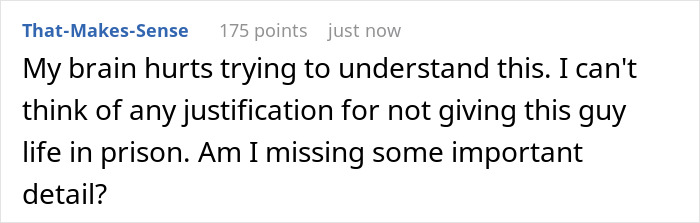 A online comment expressing disbelief over a legal outcome related to a hidden spy camera at work case. A online comment expressing disbelief over a legal outcome related to a hidden spy camera at work case.