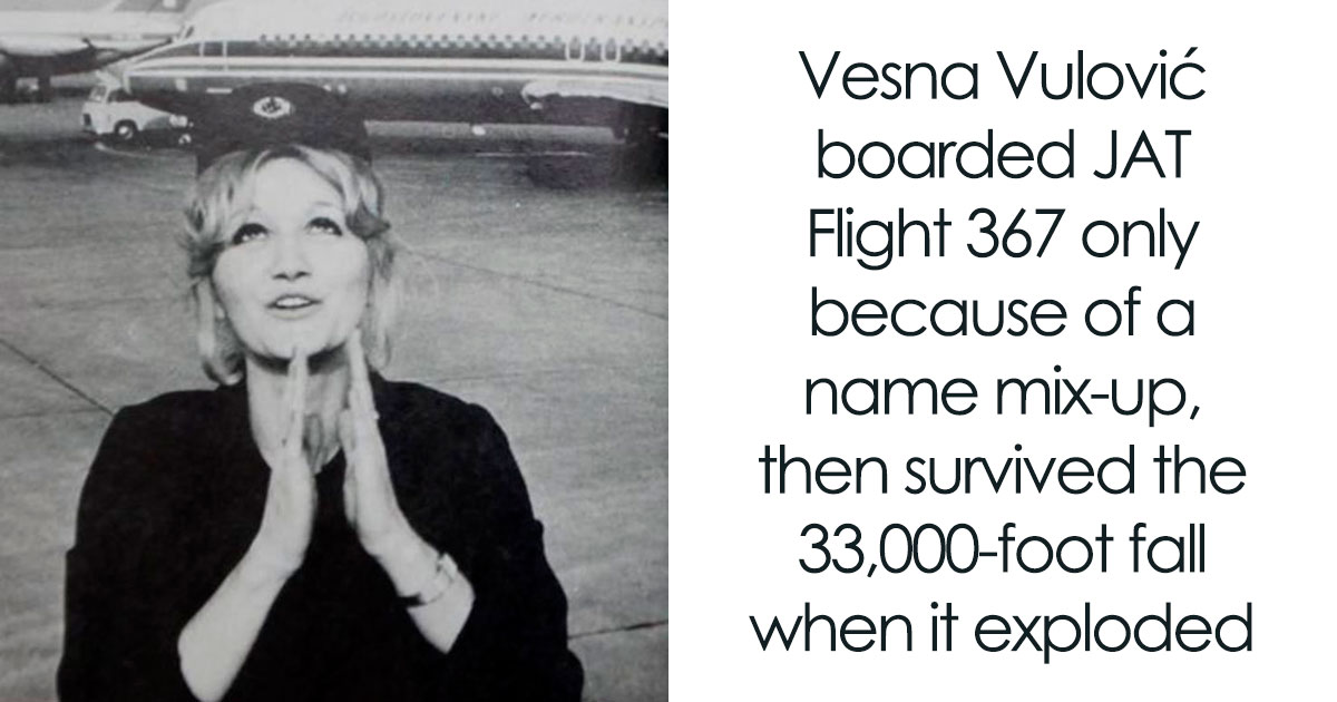 The Incredible Story Of Vesna Vulović , The Flight Attendant Who Survived A Plane Explosion